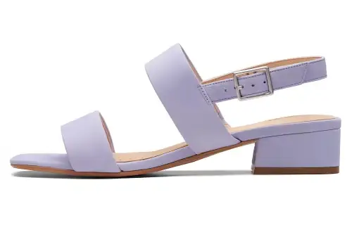 Clarks One Strap Sandals 2.5cm Women's Purple