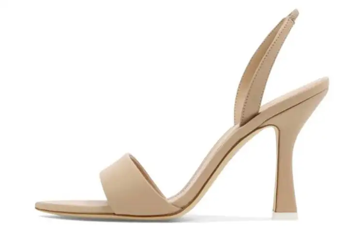 3JUIN Slingback Leather Sandals