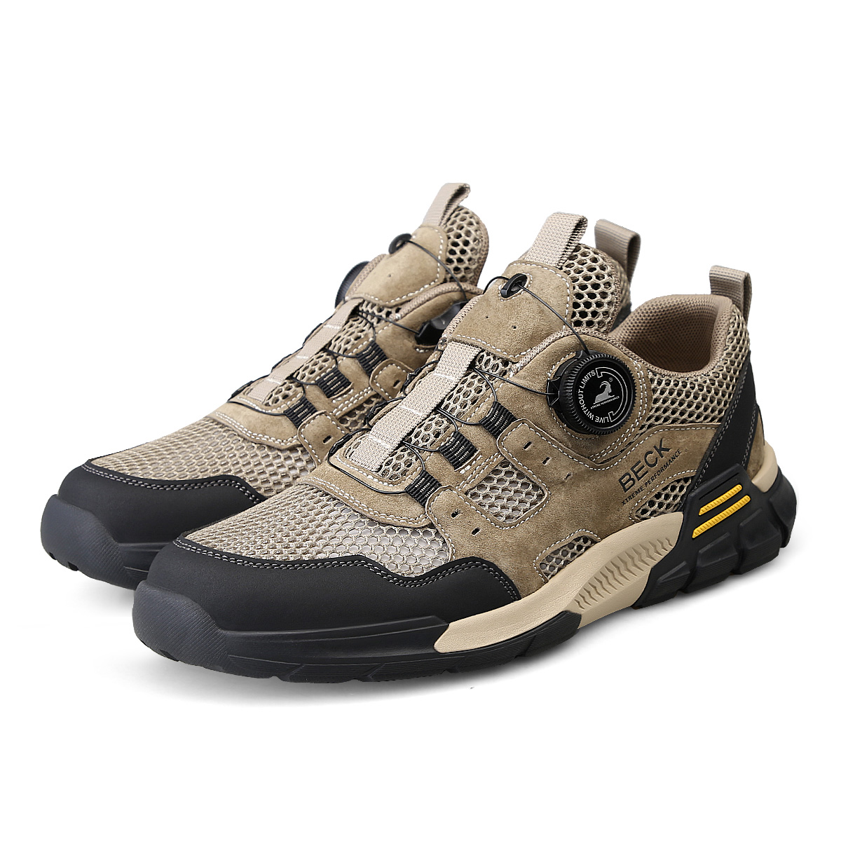 BECK Pigskin Cushioning Slip Resistant Abrasion Resistant Breathable Lightweight Low top Hiking Shoes Unisex