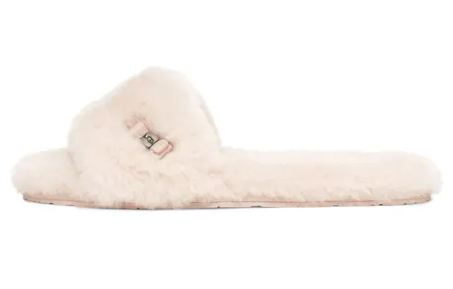 UGG Rubber Sole Slide Slippers Women's Light Beige