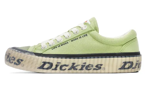 Dickies Canvas Shoes Unisex Low Top Vanilla Green