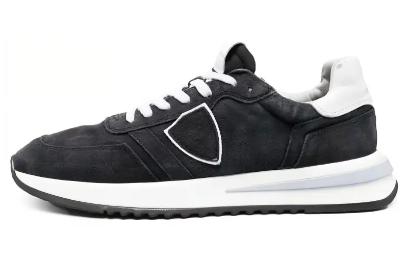 PHILIPPE MODEL Tropez Leather Low top Casual Shoes Men's Black