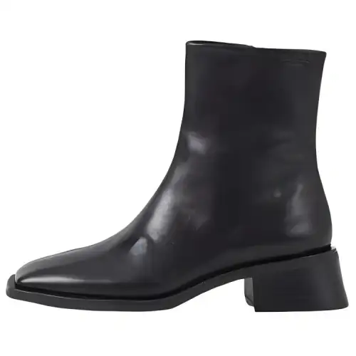 VAGABOND SHOEMAKERS Leather Ankle Boots 4.7CM Women's Black