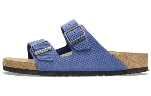 Birkenstock Arizona Embossed Corduroy Suede Indigo
