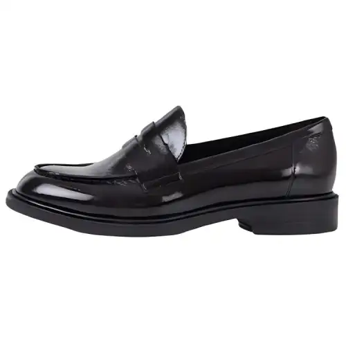 VAGABOND SHOEMAKERS Patent Leather Loafers Women's Black