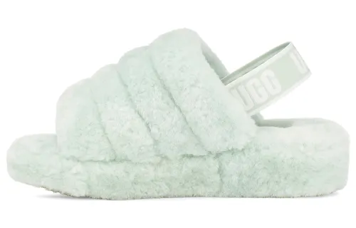 UGG FLUFF YEAH Slide Stylish Sandal Women's Mint