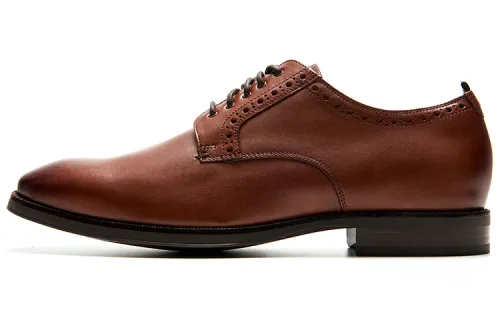COLE HAAN Top Grain Cow Leather Dress Shoes Men's Brown