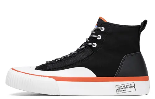 Dickies Canvas Shoes Men's High Top Black