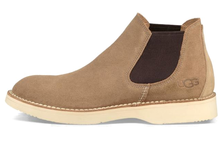 UGG Camino Leather Vintage Ankle Length Chelsea Boots Men's Tan