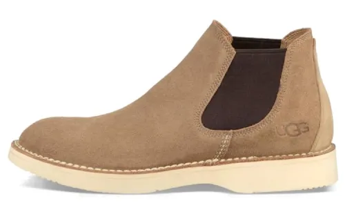 UGG Camino Leather Vintage Ankle Length Chelsea Boots Men's Tan