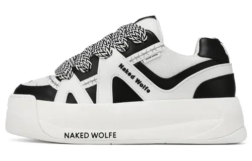 Naked Wolfe Slide Low top Stylish Skateboarding Shoes Men's White Black
