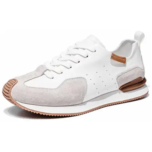 JANE HARLOW Leather Low top Casual Shoes Men's Brown