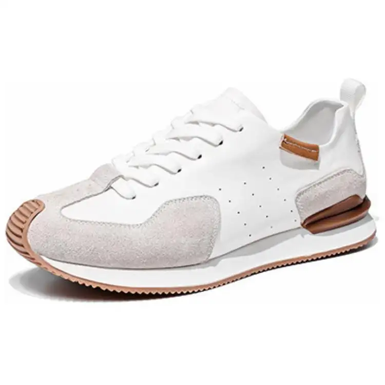 JANE HARLOW Leather Low top Casual Shoes Men's Brown
