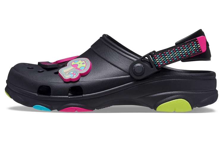 Crocs Classic All Terrain Clog Minimalistic Casual Unisex Black Sandals