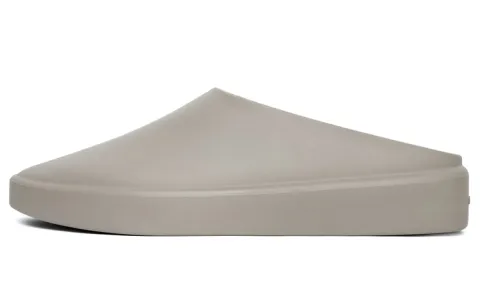 Fear Of God Rubber Sole Slip Resistant Closed Toe Slippers Unisex Dark Gray