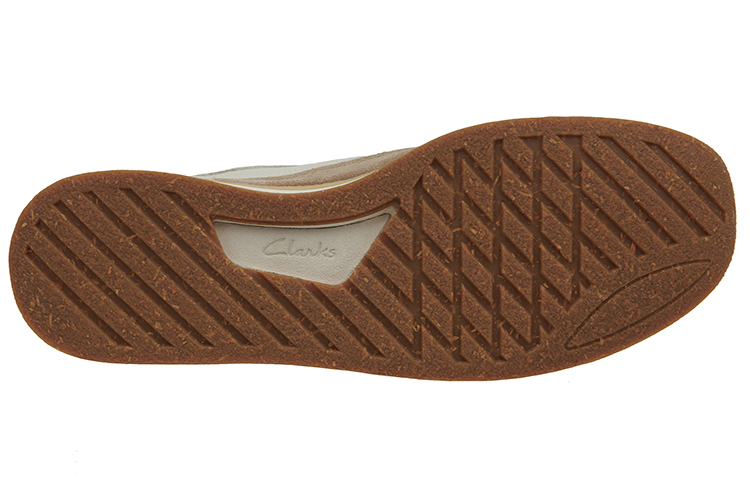 Clarks CraftRun Lace Running Shoes Men's Beige