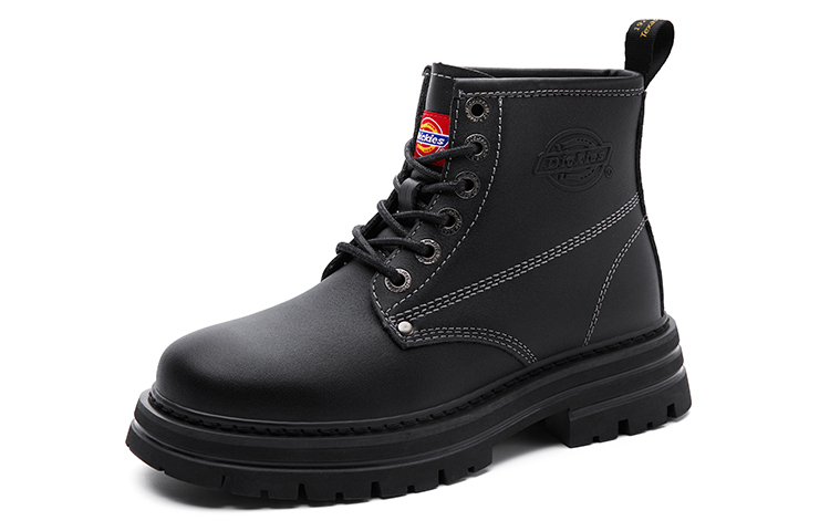 Dickies British Style Short Combat Boots Women's Black
