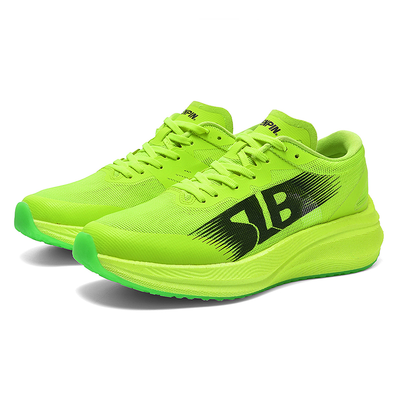 CENPIN Textile, TPU Low top Cushioning Slip Resistant Abrasion Resistant Full Length Nylon Plate Running Shoes Unisex