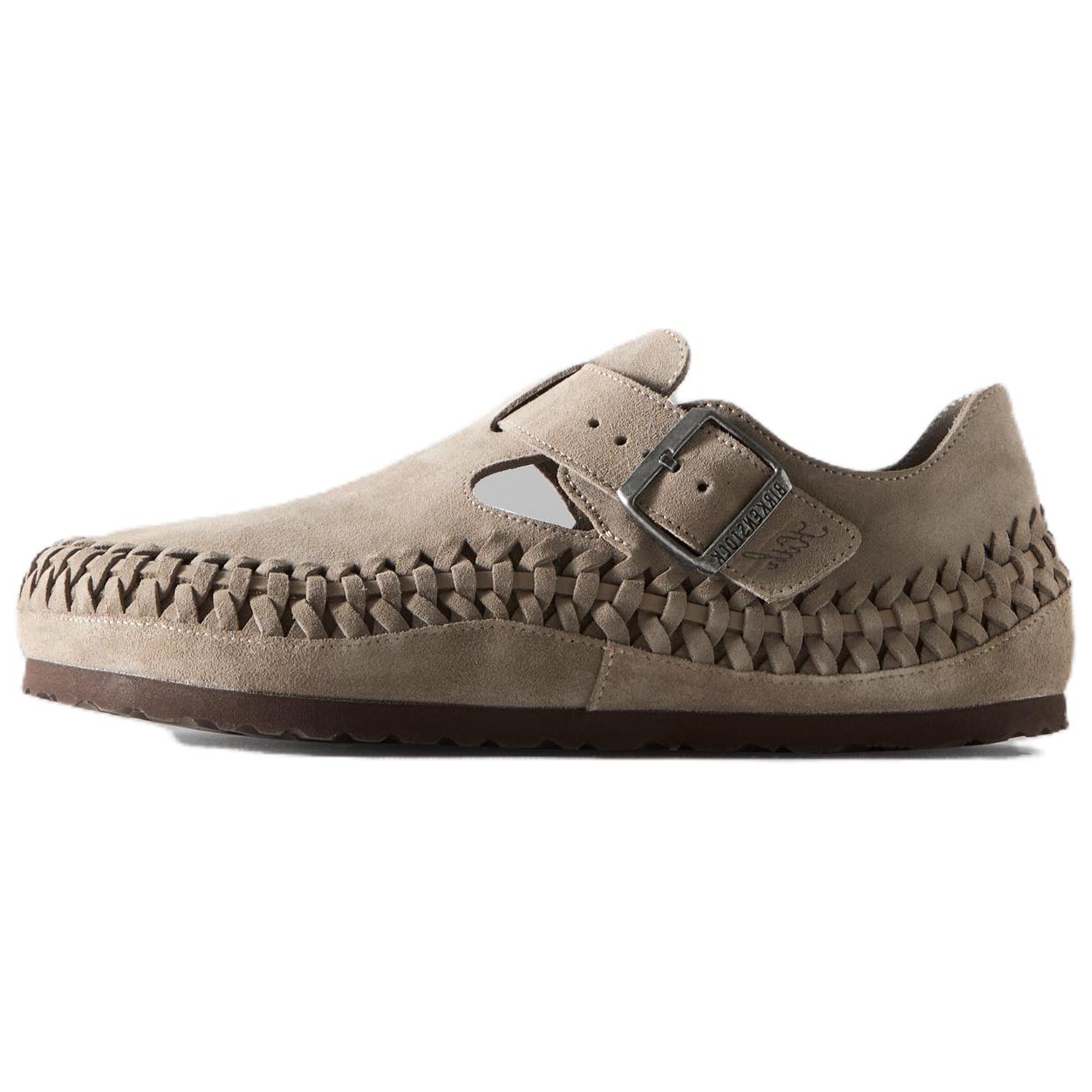 Сабо KITH x Birkenstock London Braided (серые)
