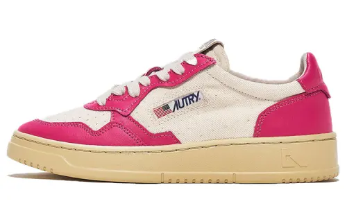 AUTRY Medalist Stylish Skateboarding Shoes Women's Pink White