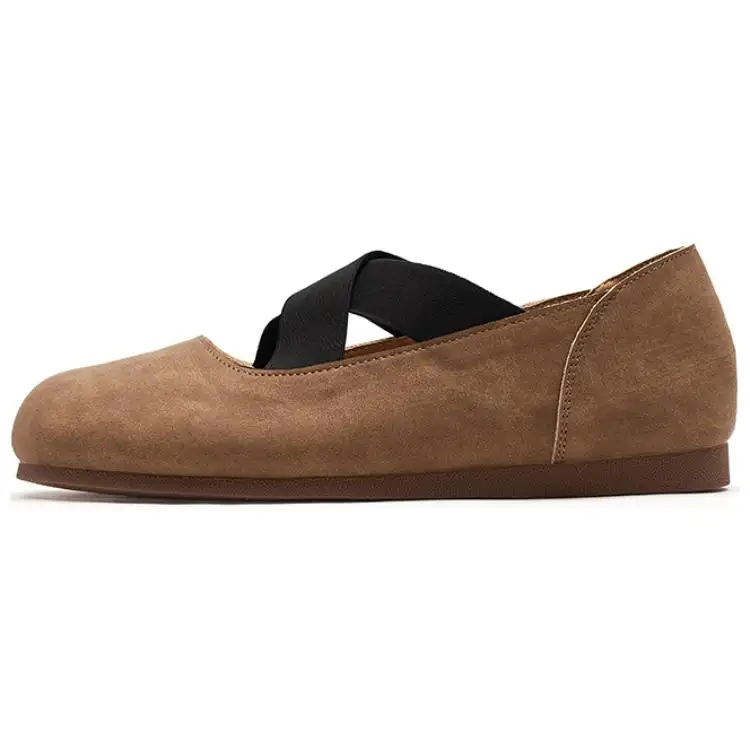 AGSDON PU soft-soled retro women's casual shoes, women's style