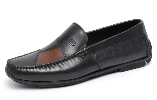 Chrisdien Deny Cow Leather Men's Casual Shoes Men's Gray