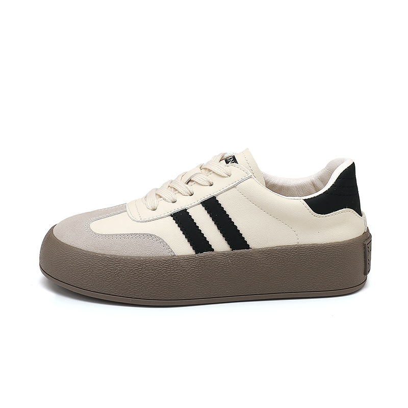 BAIJIHONG Synthetic, Microfiber Leather Slip Resistant, Abrasion Resistant, Lightweight, Height Increasing Low top