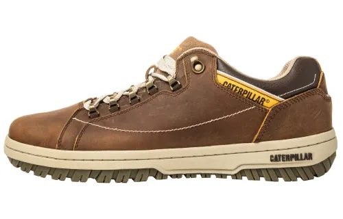 CAT Outdoor Shoes Men's Low Top Light Brown