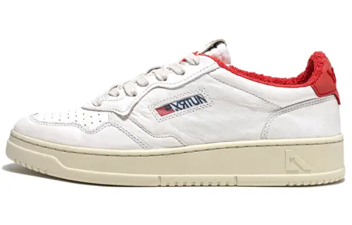AUTRY Stylish Skateboarding Shoes Men's White Red