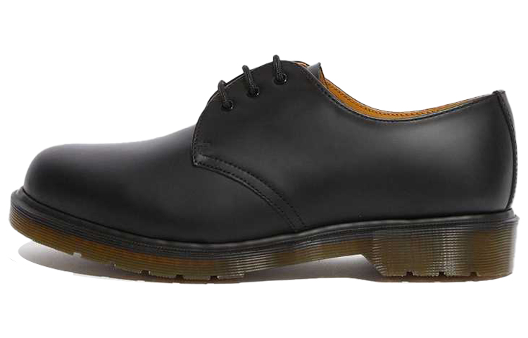 Dr.Martens Martin 1461 Plain Welt, warm and wear-resistant, fashionable flat bottom, low-top, lifestyle and casual shoes, same style for men and women, black