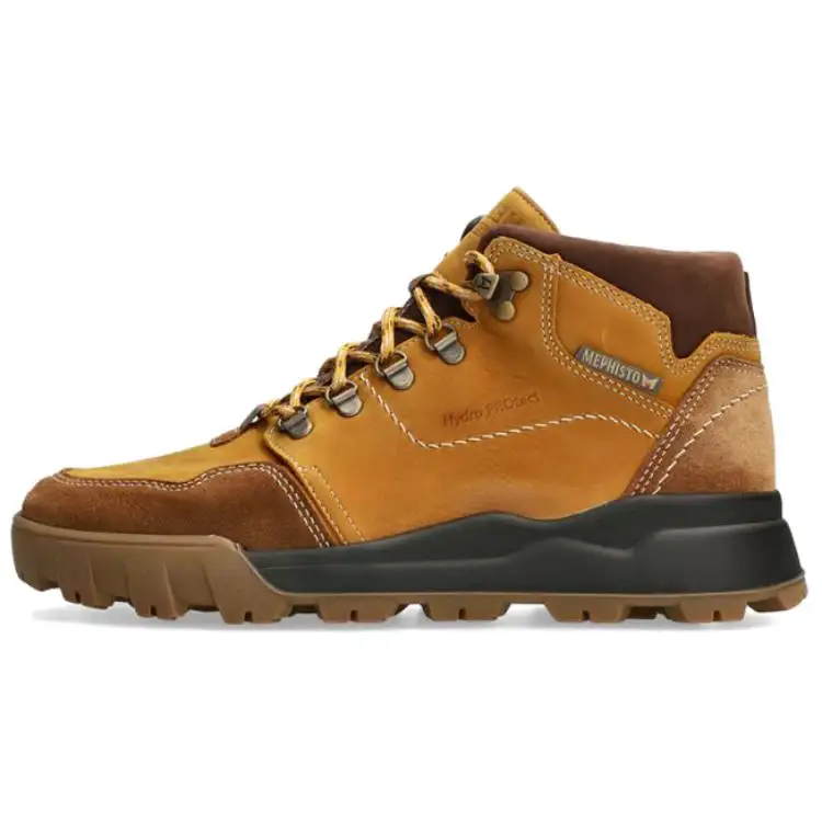 MEPHISTO Abrasion Resistant Slip Resistant Waterproof Short Outdoor Boots 4cm Men's