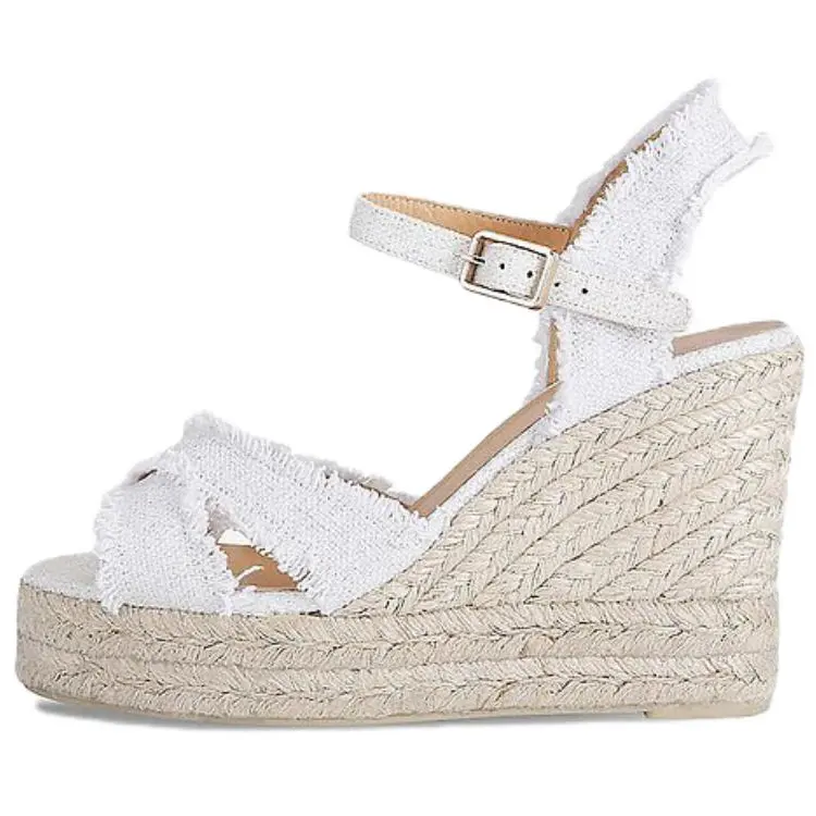 Castañer One Strap Sandals Women's White