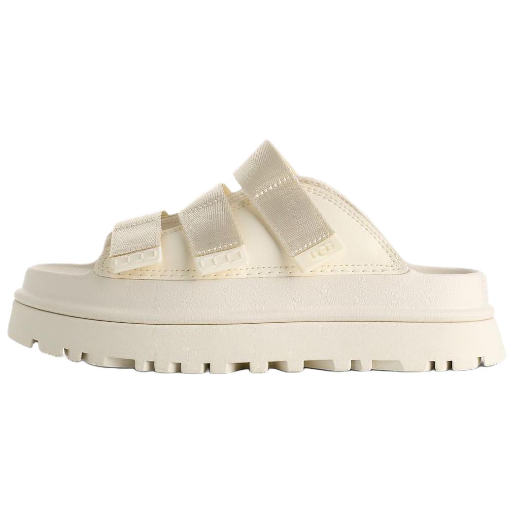 Женские шлепанцы UGG GoldenGlow Slide EVA (белые)