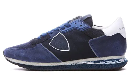 PHILIPPE MODEL Trp Fabric Low top Casual Shoes Men's Blue