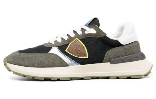 PHILIPPE MODEL Paris Antibes Suede Low-top Sneakers