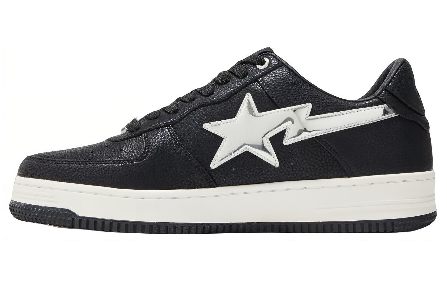 Мужские кеды A BATHING APE A BATHING APE BAPE STA (черно-белый)