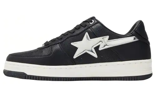 A BATHING APE Bape Sta Black Silver 2023