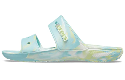 Crocs Classic Casual Fashion Unisex Blue Green Slippers 'Blue Green'