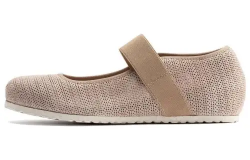 Birkenstock Suede Casual Shoes Women's Sand Narrow