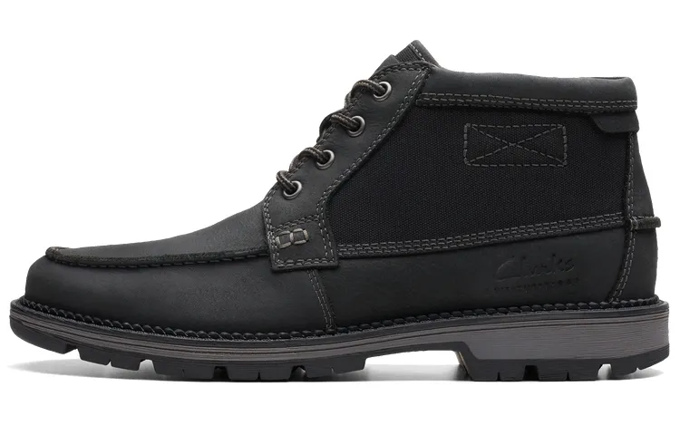 Clarks Maple Apprentice Collection Short Outdoor Boots Men's Black