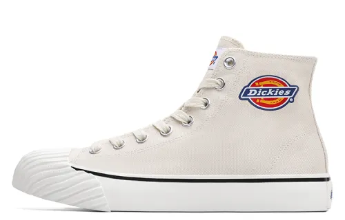 Dickies Canvas Shoes Unisex High Top Beige