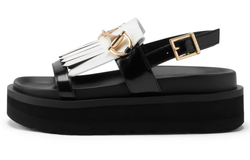 CHARLES&KEITH Pu Stylish Sandal 4cm Women's
