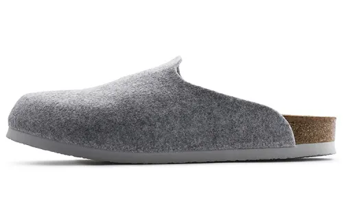Birkenstock Amsterdam Version Light Grey Slippers Women's