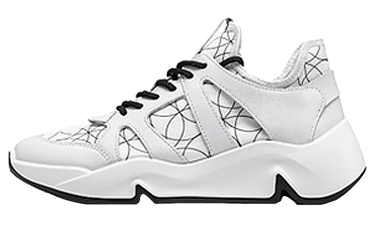 Ecco Tide Fun Chunky Sneakers Women's Low Top White