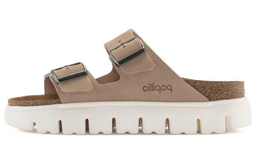 Женские шлепанцы Birkenstock (песочные)