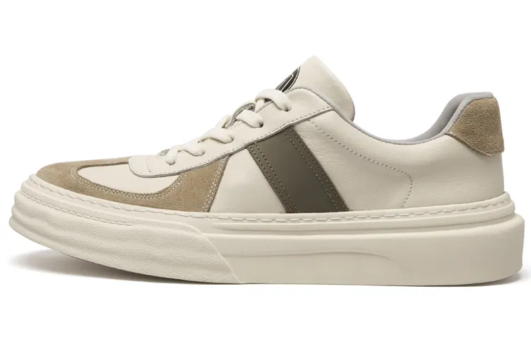 Anthony Miles Anthony Miller Stylish Skateboarding Shoes Men's Beige Apricot