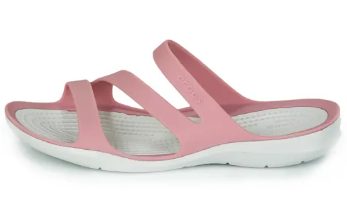 Crocs Swiftwater Slip Resistant Slide Slippers Women's Fan