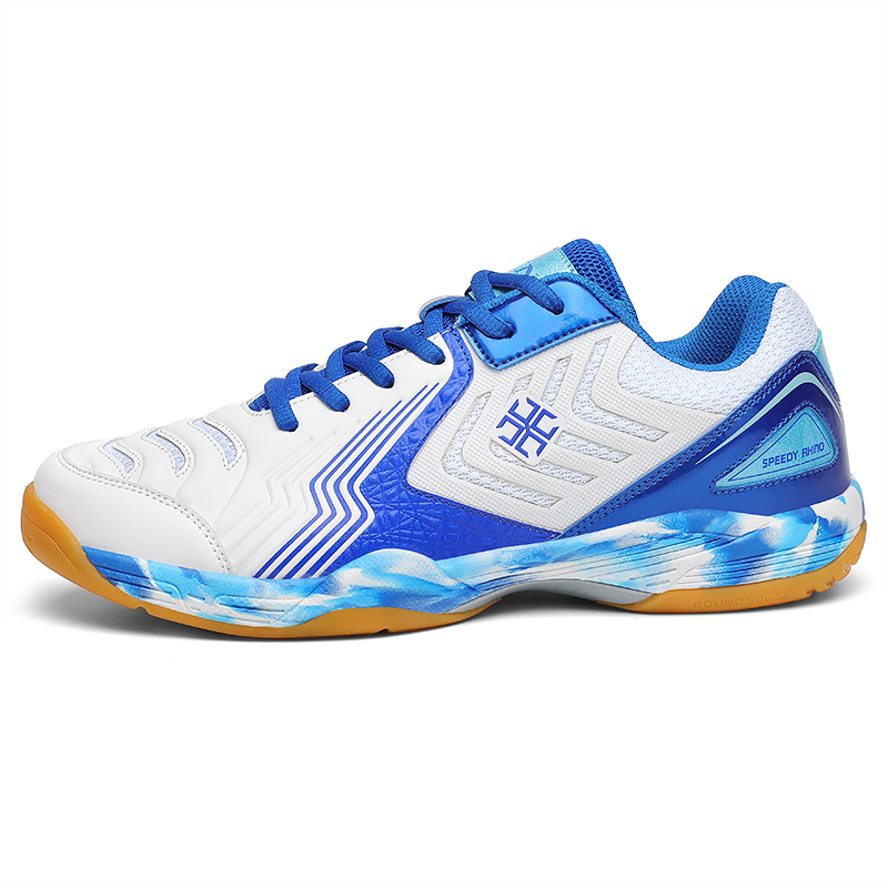 TOMAY Microfiber Leather Slip Resistant, Abrasion Resistant, Lightweight Low top Badminton Shoes Men’s