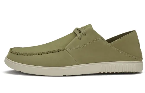 Clarks Cow Leather Casual Shoes Men's Green