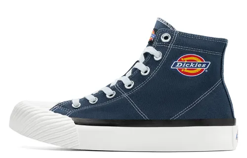 Dickies Canvas Shoes Unisex High Top Blue